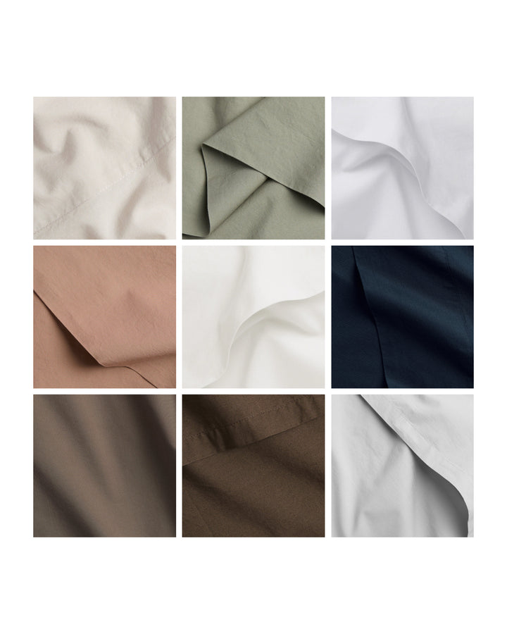 Percale Fabric Swatch (Cream)