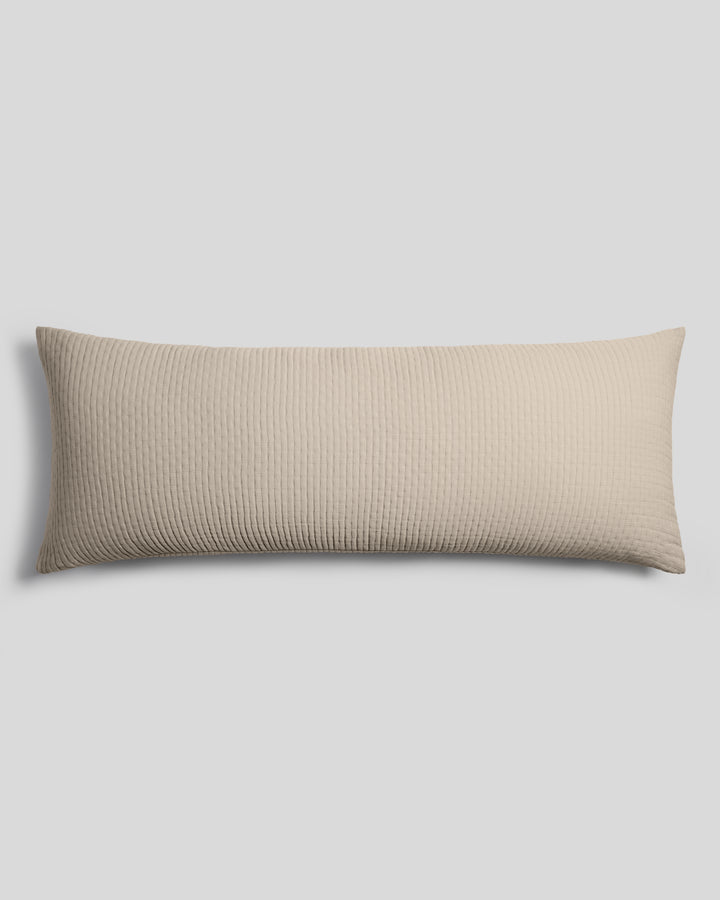 Air Cotton Body Pillow Cover - FINAL SALE (Bone)
