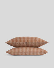 Brushed Cotton Pillowcase Set (Adobe Check)