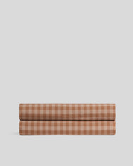 Brushed Cotton Fitted Sheet (Adobe Check)