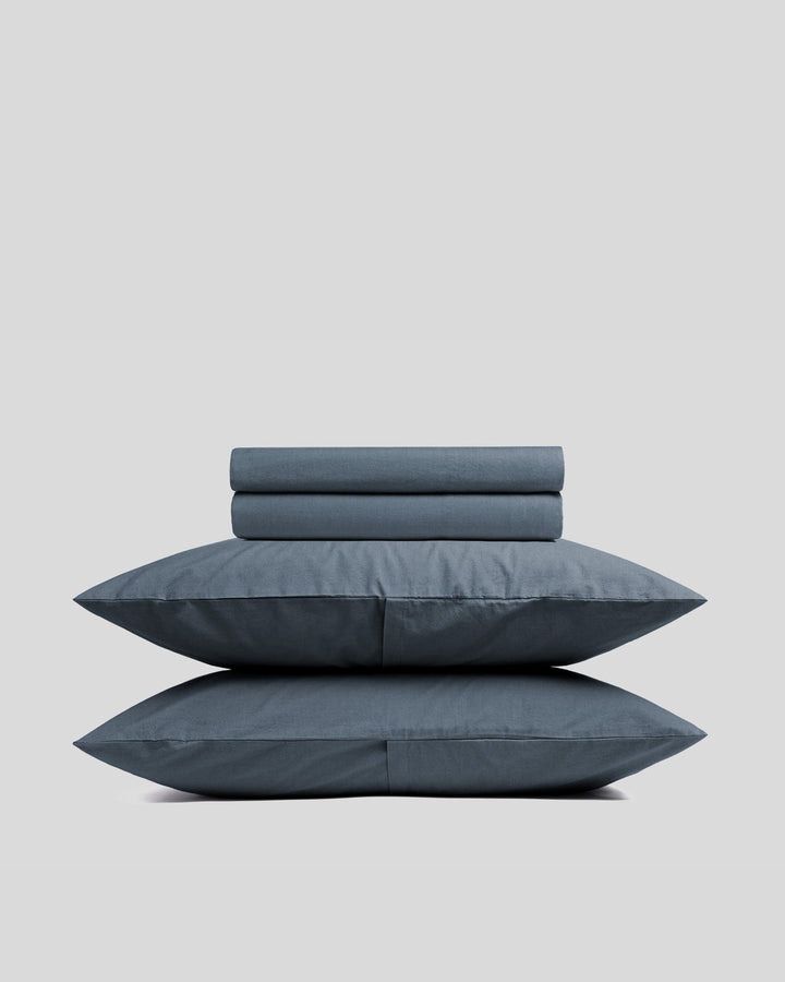 Brushed Cotton Sheet Set - Dusk K/CK