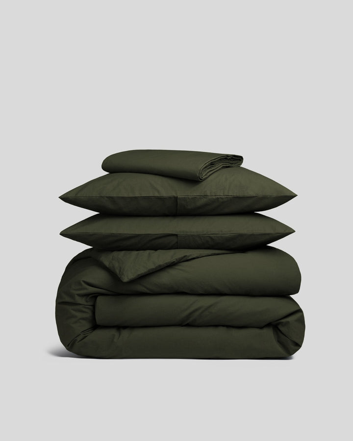 Brushed Cotton Venice Set - Evergreen TW/XL