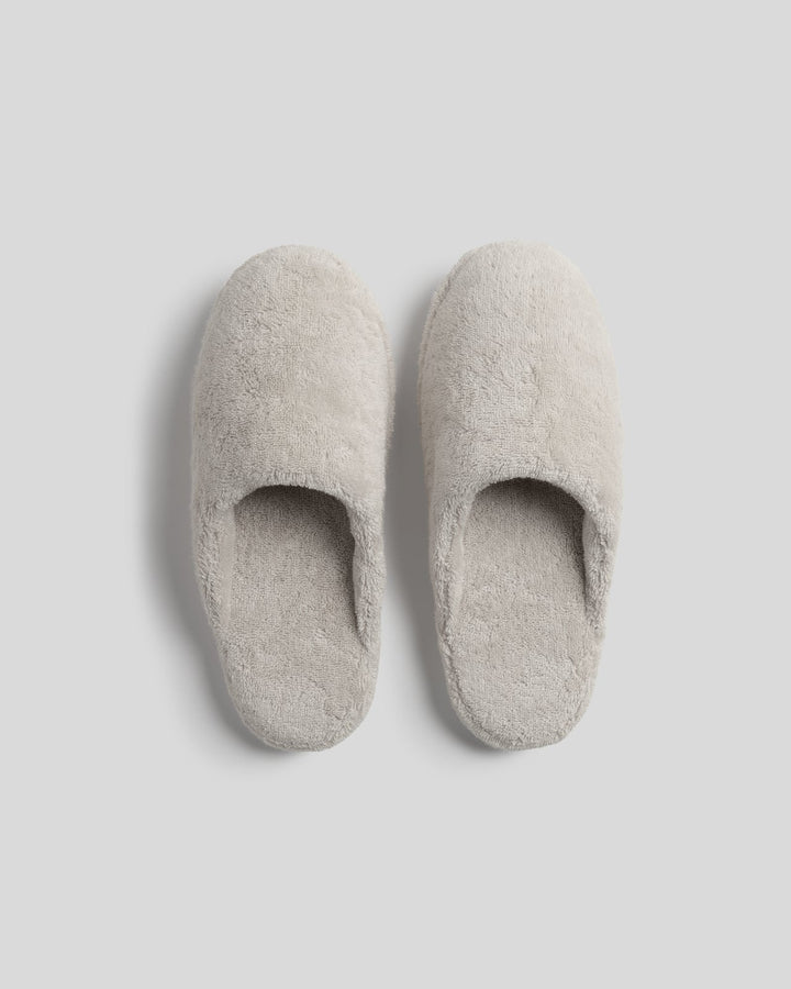 Classic Turkish Cotton Slippers - FINAL SALE (Bone)