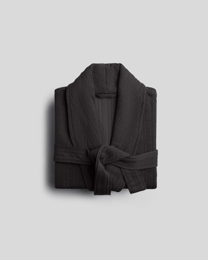 Cozy Knit Robe (Coal)