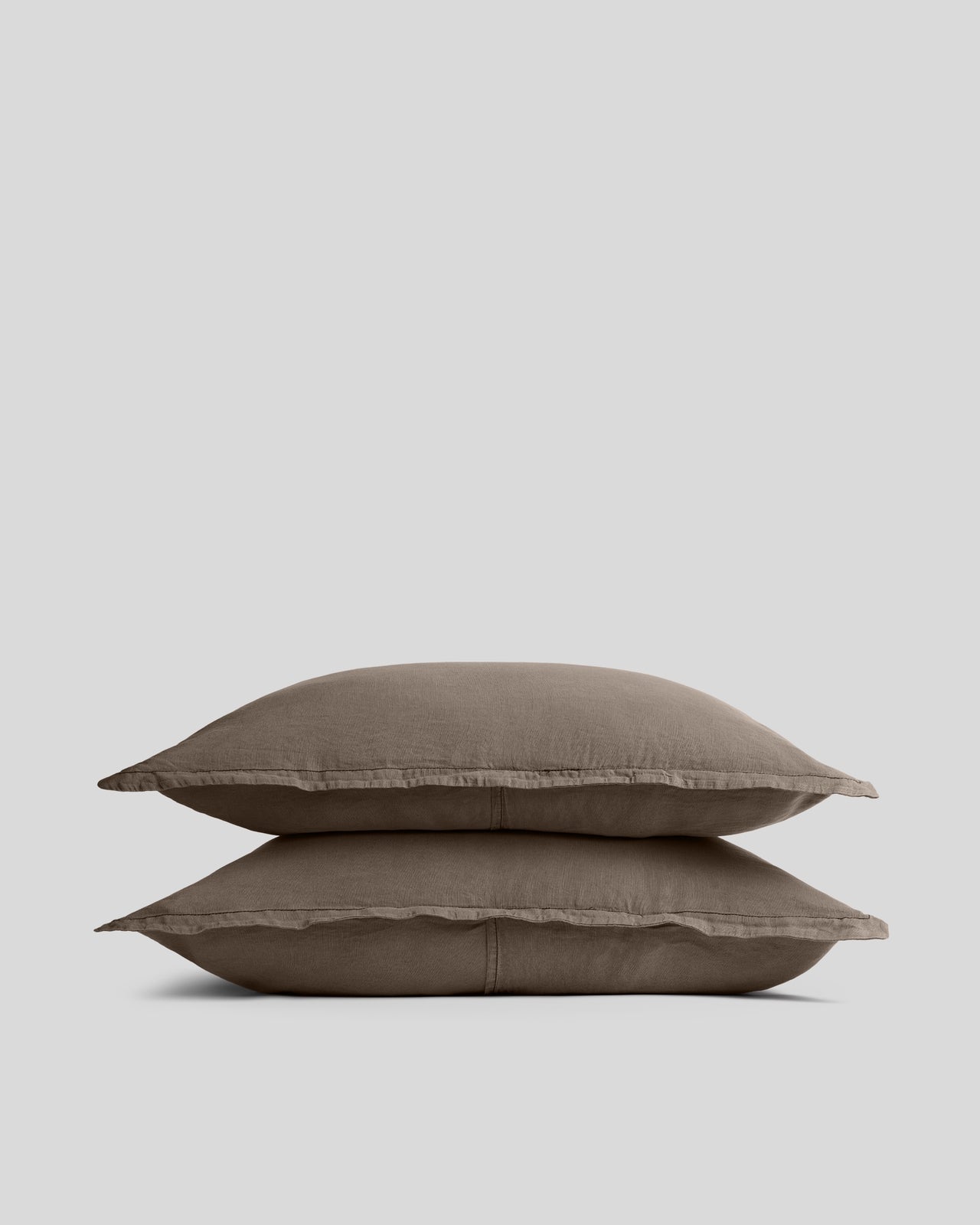 Linen Tencel Sham Set (Warm Grey)