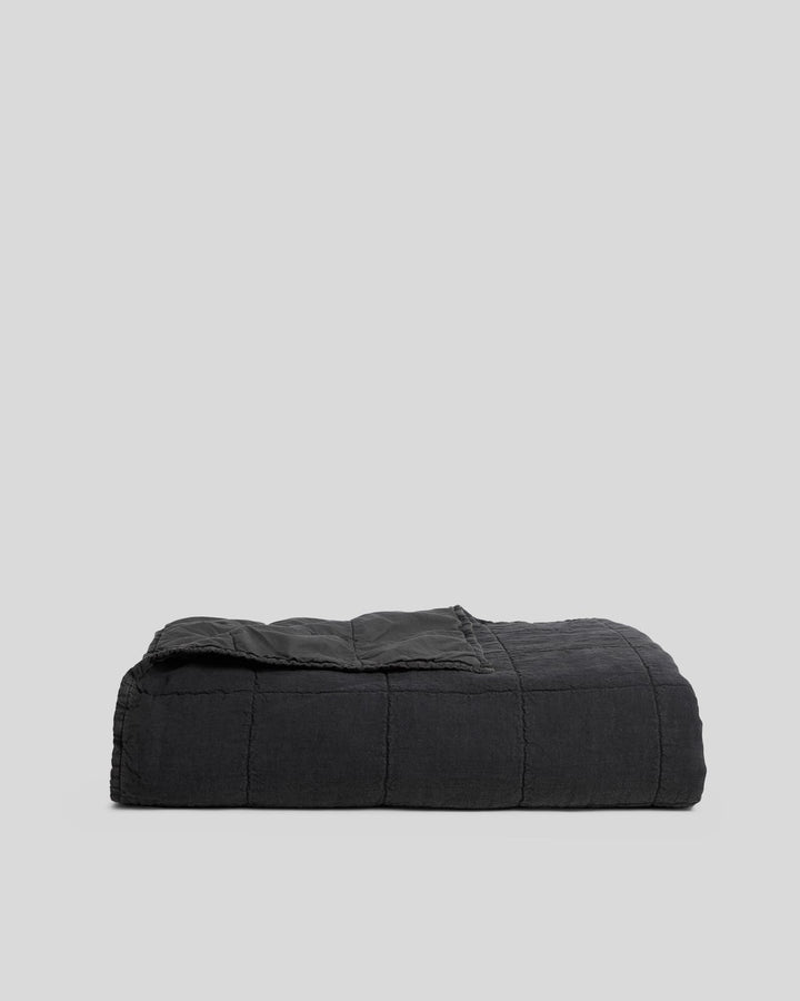Linen Box Quilt (Coal)