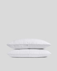 Linen Box Quilted Sham Set (White)