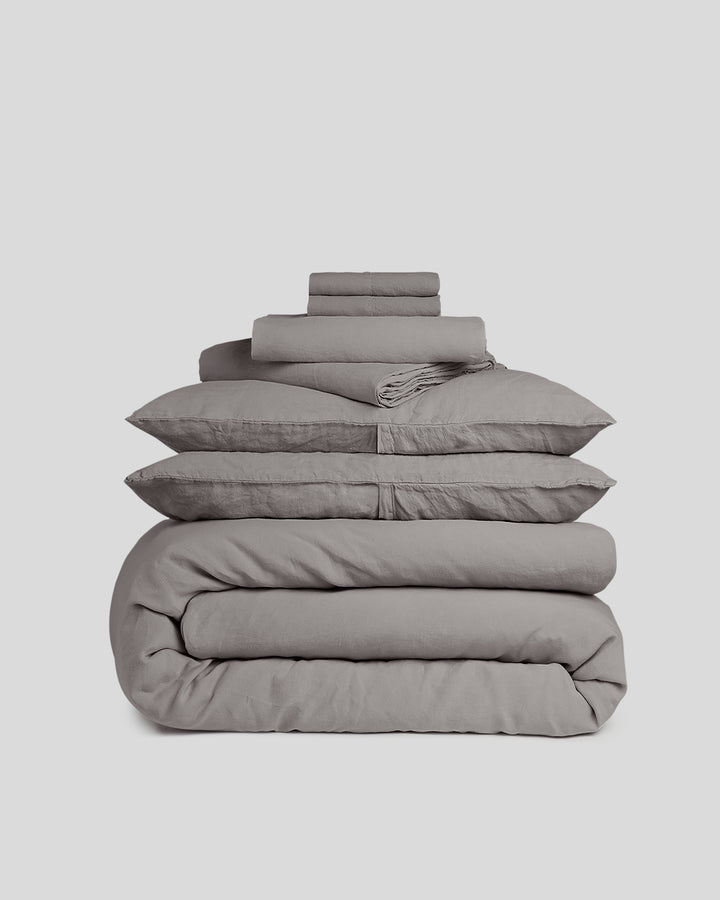 Linen Bundle - Pebble K/CK