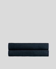 Linen Fitted Sheet (Ink)