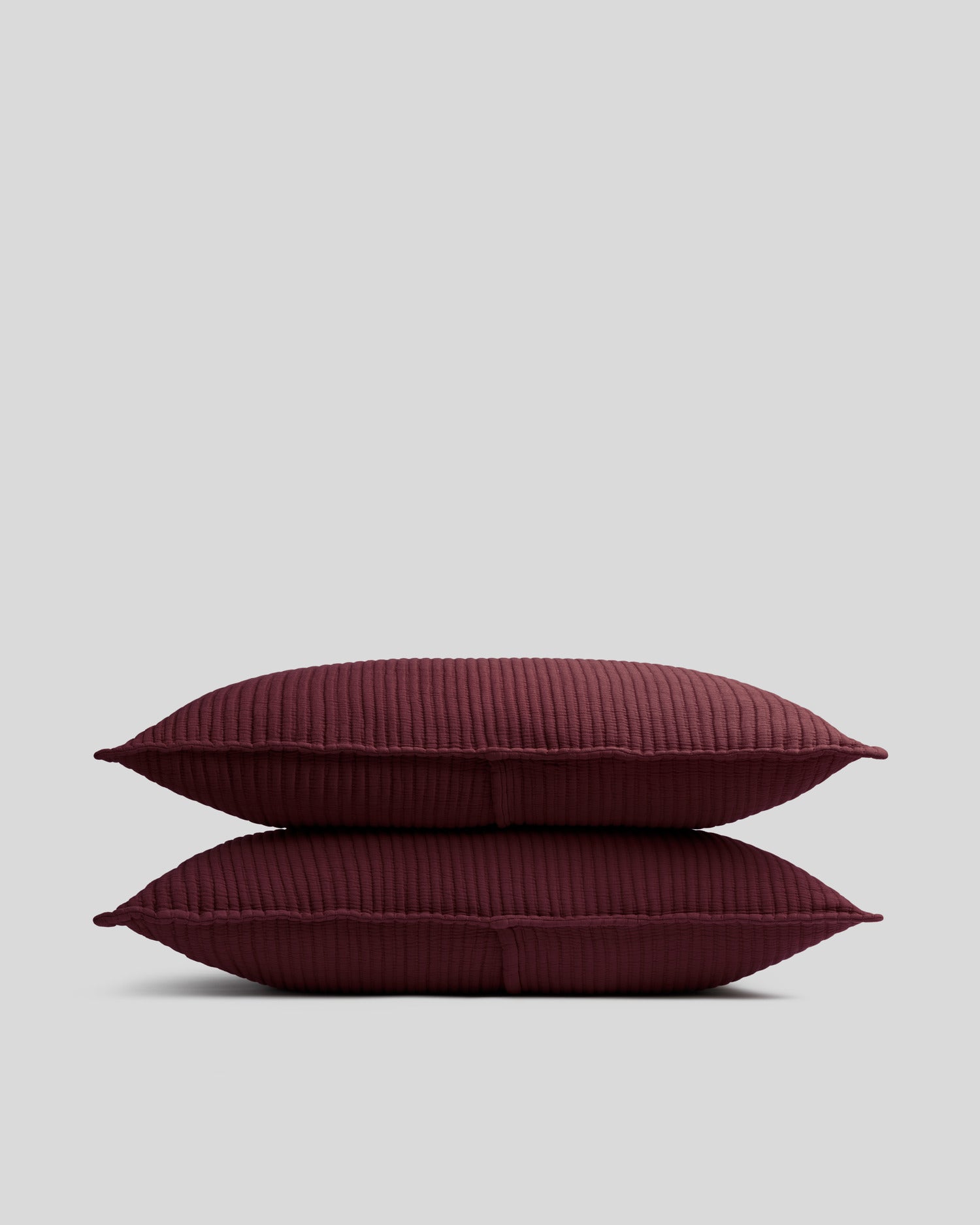 Matelasse Sham Set (Garnet)