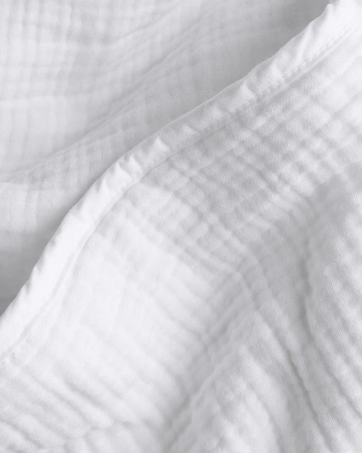 Organic Cloud Cotton Quilt Fabric Swatch (White)
