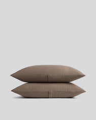 Organic Cloud Cotton Sham Set (Warm Grey)