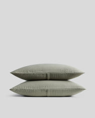 Organic Cloud Cotton Sham Set (Moss)