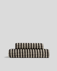 Organic Cotton Mosaic Towels (Natural and Onyx)