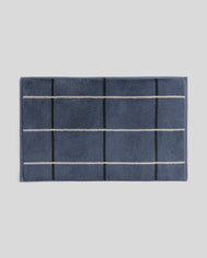 Organic Plush Tub Mat (Dusk Windowpane)