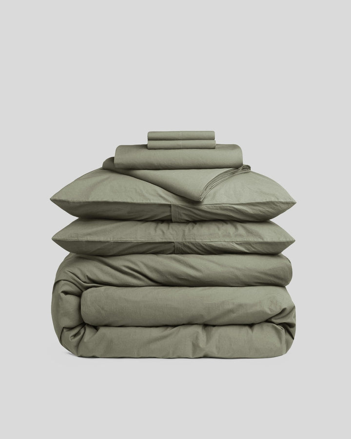 Percale Bundle - Moss K/CK
