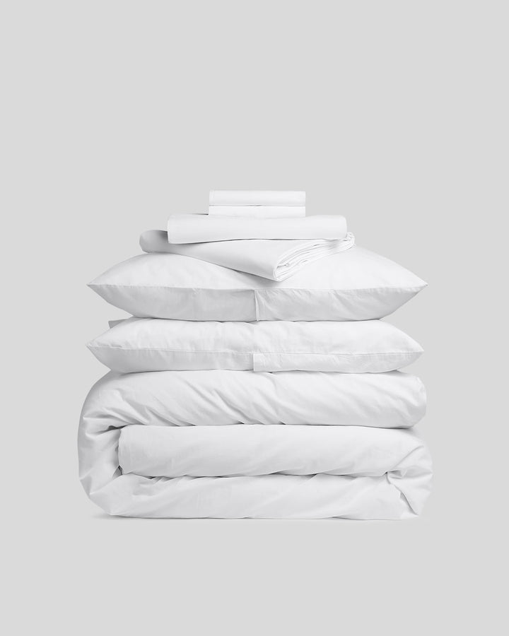 Percale Bundle - White TW/XL