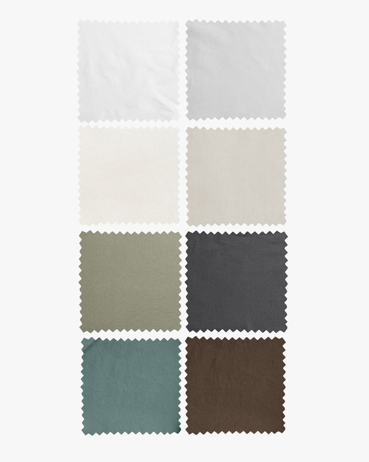 Percale Fabric Swatch (Bone)