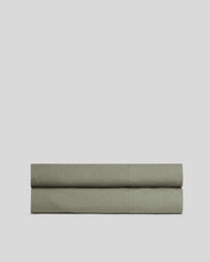 Percale Fitted Sheet (Moss)