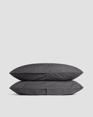 Percale Pillowcase Set - FINAL SALE (Slate)