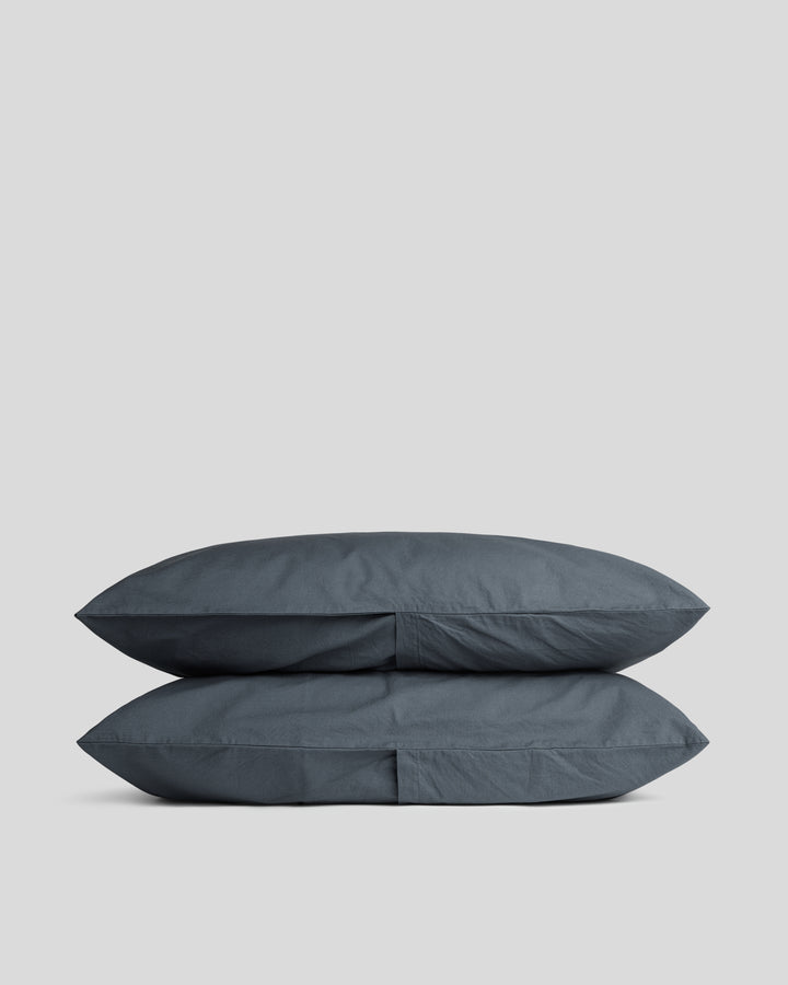 Percale Pillowcase Set (Dusk)