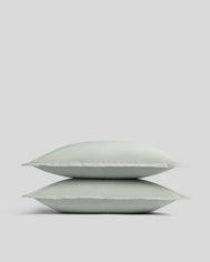 Percale Sham Set - FINAL SALE (Sage)