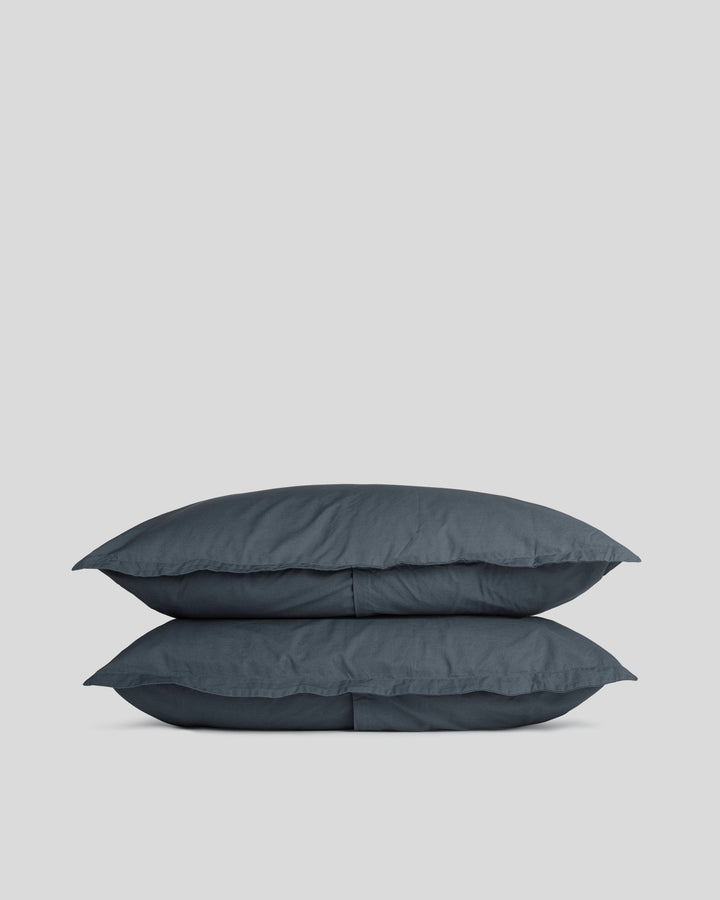 Percale Sham Set (Dusk)