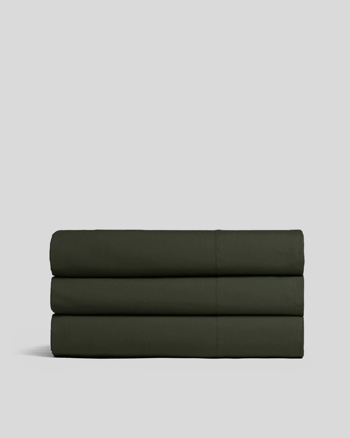 Percale Top Sheet (Evergreen)
