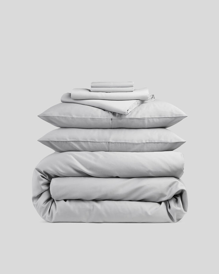 Sateen Bundle - Light Grey K/CK