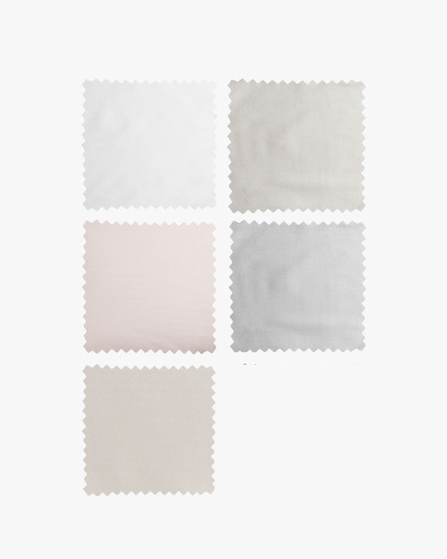 Sateen Fabric Swatch (Light Grey)