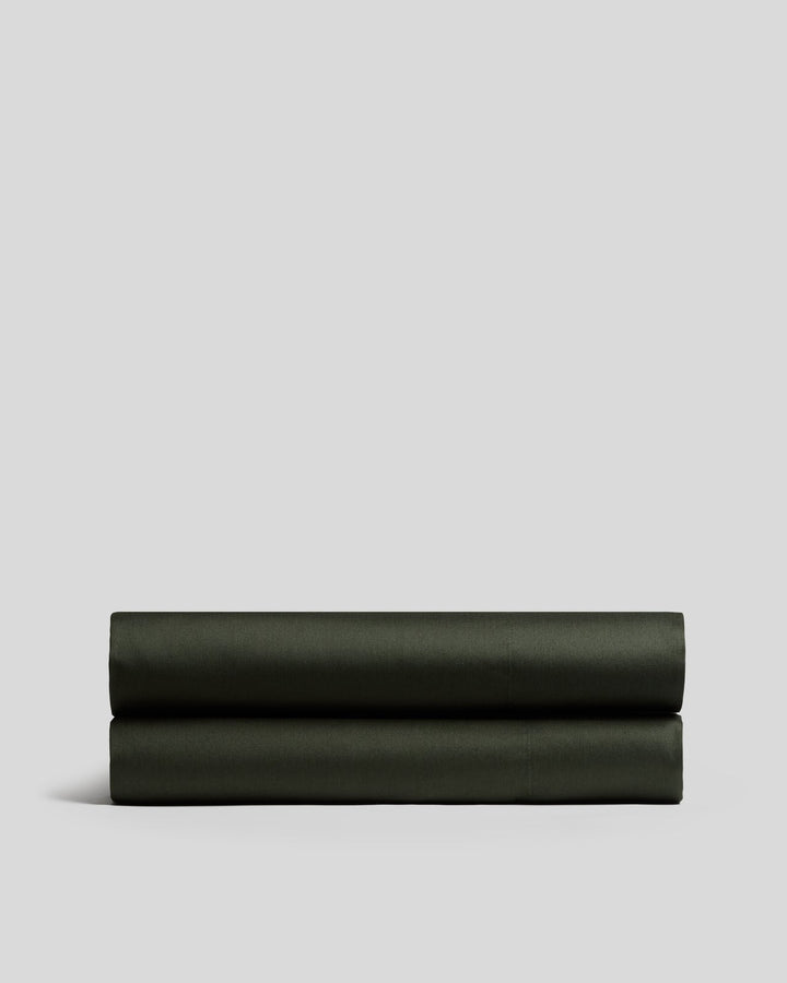 Sateen Fitted Sheet (Evergreen)