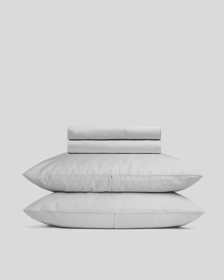Sateen Sheet Set - Light Grey K/CK
